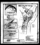 Conklingville - West Hadley P.O., Mechanicville, North Greenfield and Backersville, Saratoga County 1866